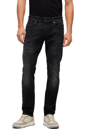 HUGO BOSS Delaware Slim Fit Jeans - Pepper Grey Stretch - 30/32