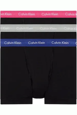 Calvin Klein Cotton Stretch Trunks - Hideaway /griffin/wild Flowers - Small