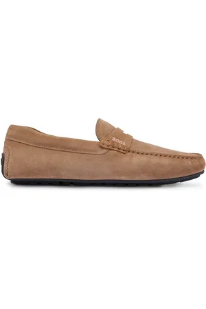 HUGO BOSS Noel Mocc Driving Shoe - Medium Suede - Uk 8