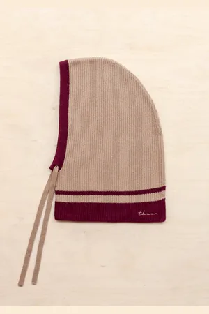 TBCo Merino Hood In & Red