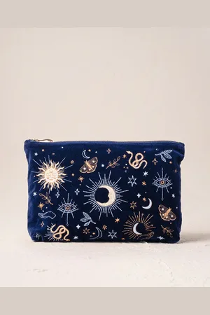 ELIZABETH SCARLETT Boho Mysticism Everyday Velvet Pouch