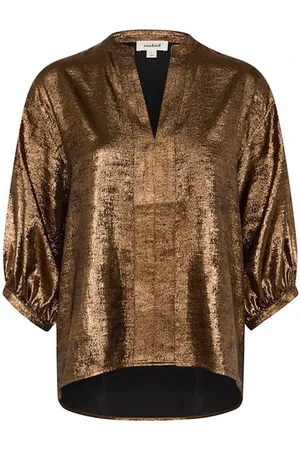 Soaked in Luxury Elvie Amily 3/4 Blouse In - Xl