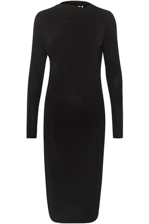 Kaffe Kaaida Cowl Neck Tight Dress - Black / Xs
