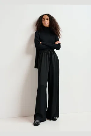 Essentiel Antwerp Gonstellation Wide Leg Trousers - 34 / Combo1 Black / Gonstellation-g1bl
