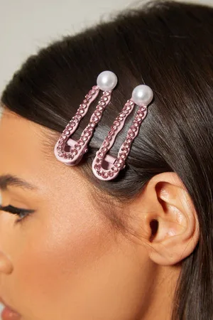 Madein. And Rhinestone Hair Clips - 2 Pack