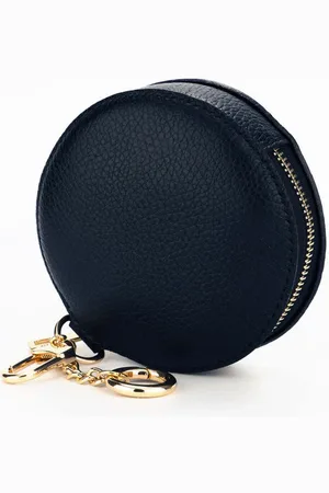 Edit & Oak Round Leather Coin Purse