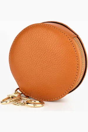 Edit & Oak Round Leather Coin Purse