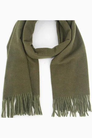 Edit & Oak Plain Cosy Tassel Scarf