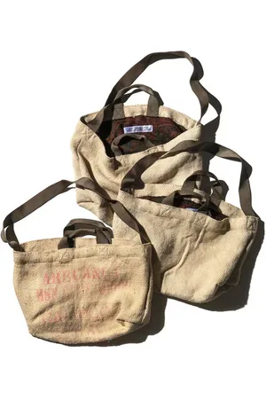 PUEBCO Jute Grain Shoulder Bag