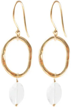 A Beautiful Story Graceful Moonstone Plated Earrings
