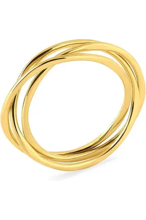 JUULRY Plated Set Of Three Rings Ring Set Of 3 - 7