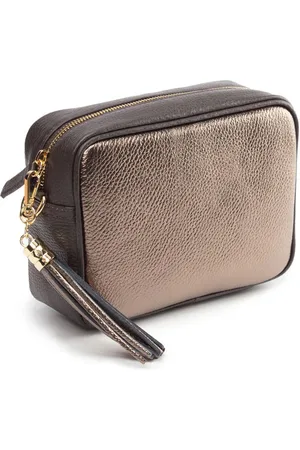 Elie Beaumont Crossbody Bag In Metallic Blend