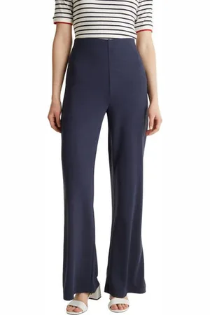 ESPRIT Jersey Trousers With Wide Leg - M