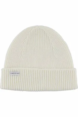 ESCUYER Bonnet Côtelé - Crème - - One Size