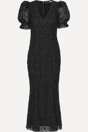 ROTATE Lace Puff Sleeve Dress - 38