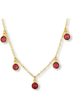 Ashiana Maeve Charm Necklace Tourmaline