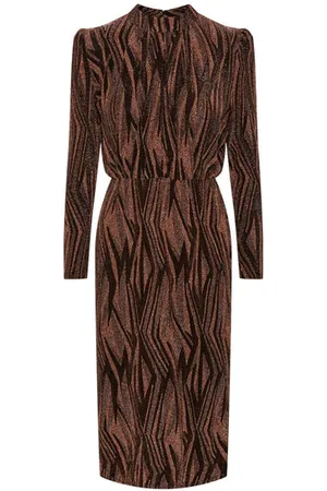 Y.A.S Yen Dress In And Copper - S