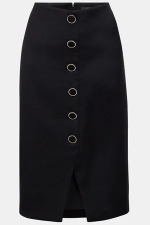 ESPRIT Pencil Skirt With Buttons - 40 | Uk 14