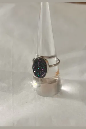 Siren Drusy Pendant Ring Size 7