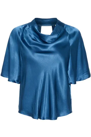 Soaked in Luxury Slmilu Katherine Blouse In Ensign - S