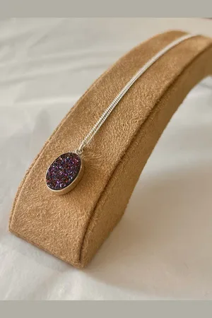 Siren Drusy Pendant Necklace