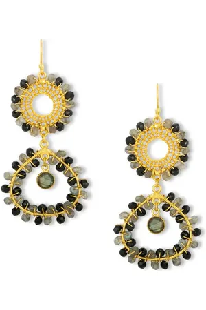 Ashiana Tate Earrings & Grey
