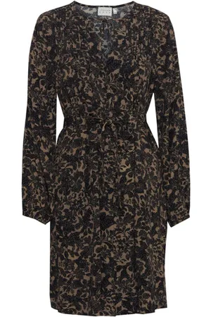 Atelier Rêve Irfina Dress In Grey With Flowers - 34 ( Uk 8)