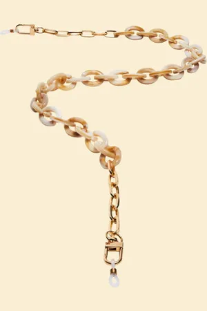 Pink Powder Sunglasses Chain In Block