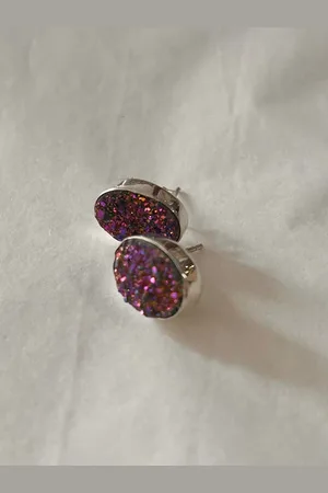 Siren Drusy Pendant Earrings