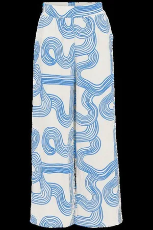 Object Objalli Trousers In Cloud Dancer & Palace - 42 (Uk 16)