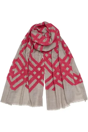 SOMERVILLE . Mexican Stripe Pashmina - Natural/