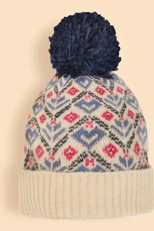 Pink Powder Kristi Bobble Hat In