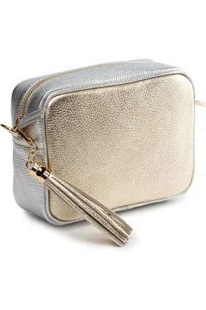 Elie Beaumont Crossbody Bag In Metallic Blend