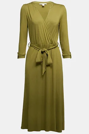 ESPRIT Midi Wrap Dress In - Xs