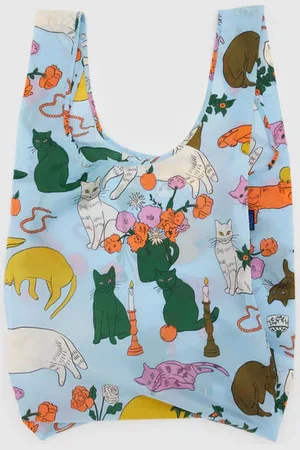 Baggu Big Reusable Bag - Table Cats