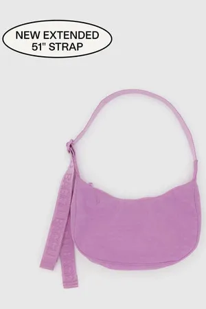 Baggu Small Nylon Crescent Bag - Peony