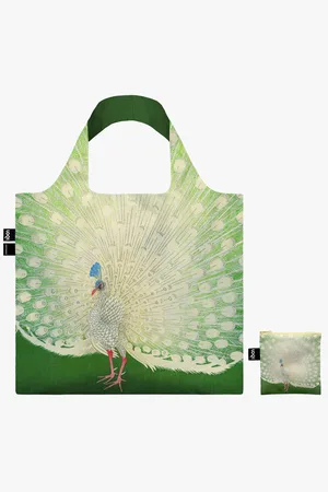 Loqi Ohara Koson Peacock Shopping Bag