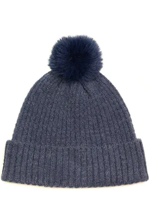 POM Amsterdam Recycled Yarn Bobble Hat - Dark
