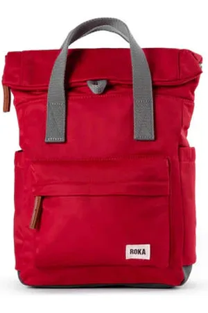 Rôka Canfield B Small Sustainable Nylon Backpack - Cranberry