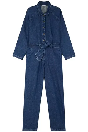 Des Petits Hauts Loustik Jumpsuit - Denim - 0 / Xs
