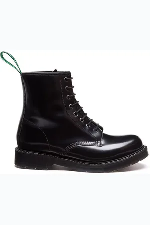 SOLOVAIR 8 Eye Derby Shoe High Shine - Uk 6 / Eu 39.5