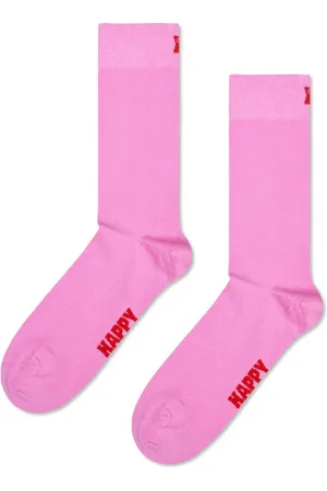 Happy Socks Pinke Socken Solid - 36 - 40