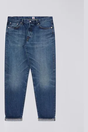 Edwin Regular Tapered Jeans Kurabo Selvedge Denim Dark Used Denim - 30-32