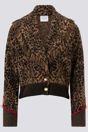 HAYLEY MENZIES Hari Leopard Cardi Bomber - S