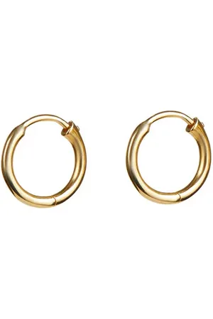 Rachel Entwistle 12mm / Single / 18ct Yellow Mini Huggie Hoops, Solid - 12mm / Single / 18ct Yellow