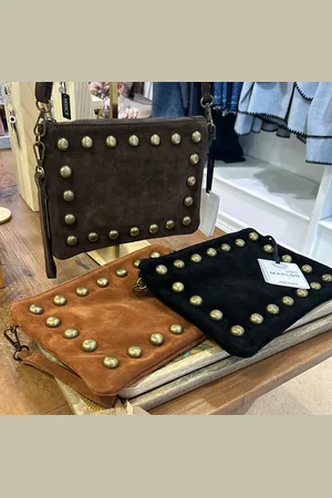 Marlon Maxi Clutch With Wrist And Shoulder Strap - Chocolate Brown