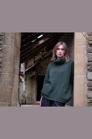 Bibico Adela Merino Wool Jumper - Rosemary - Extra Small