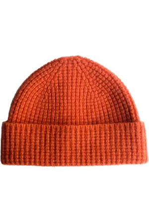QUINTON & CHADWICK Beanie Hat In Clementine