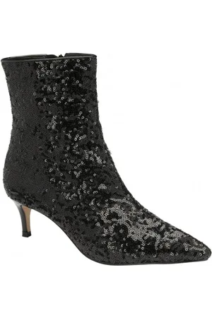 Ravel Sequin Currans Pointed-toe Ankle Boots - Uk 4 / Eu 37