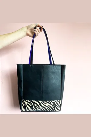 House of Disaster Zebra Animal Print Tote Bag